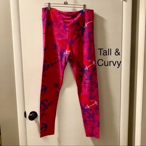 LulaRoe anchor leggings TC